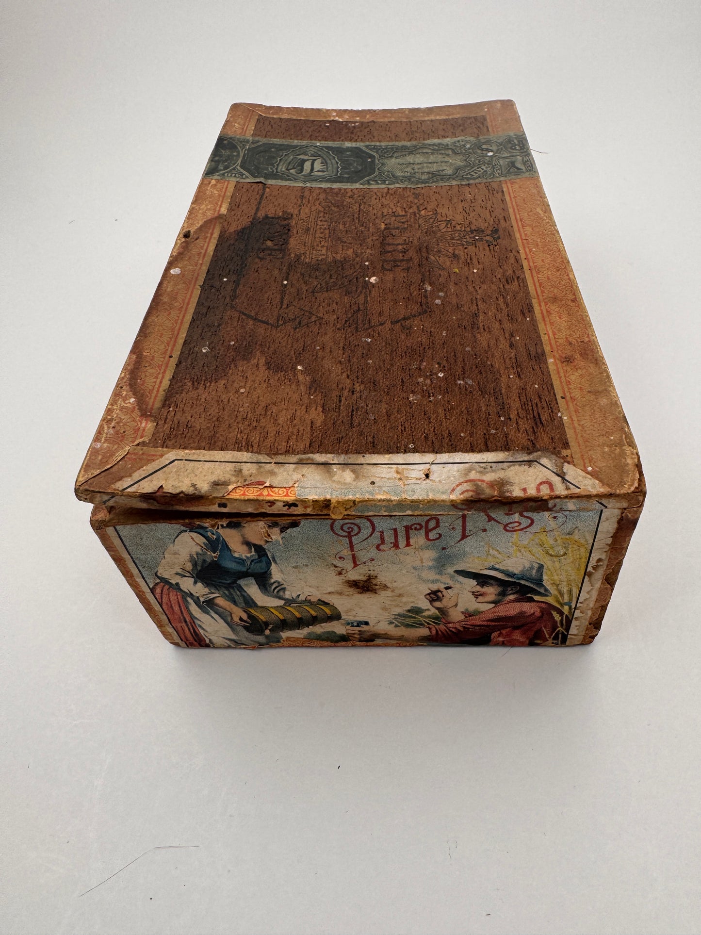 Vintage Cigar Box Pure Rye