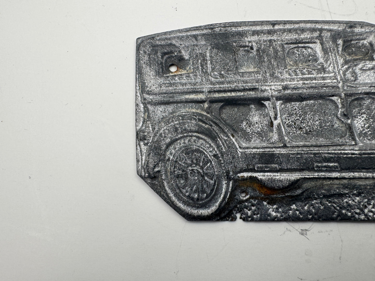 Vintage Automotive Print Block Right Face Small