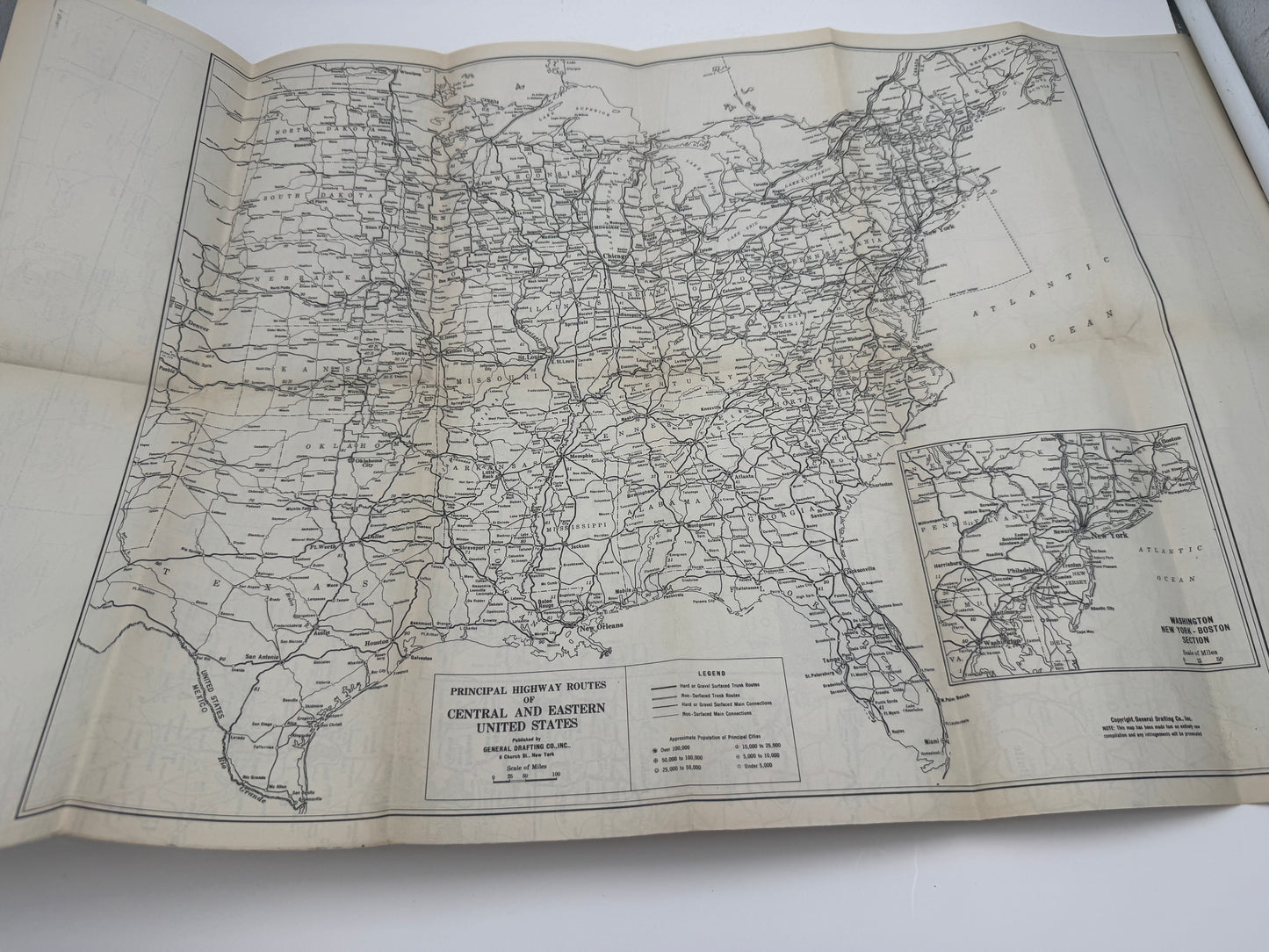 Vintage Roadmap Texaco WA ID CO