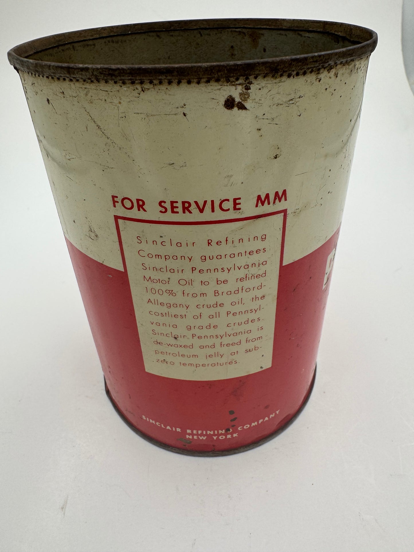 Vintage Sinclair Oil Can Dinosaur Quart