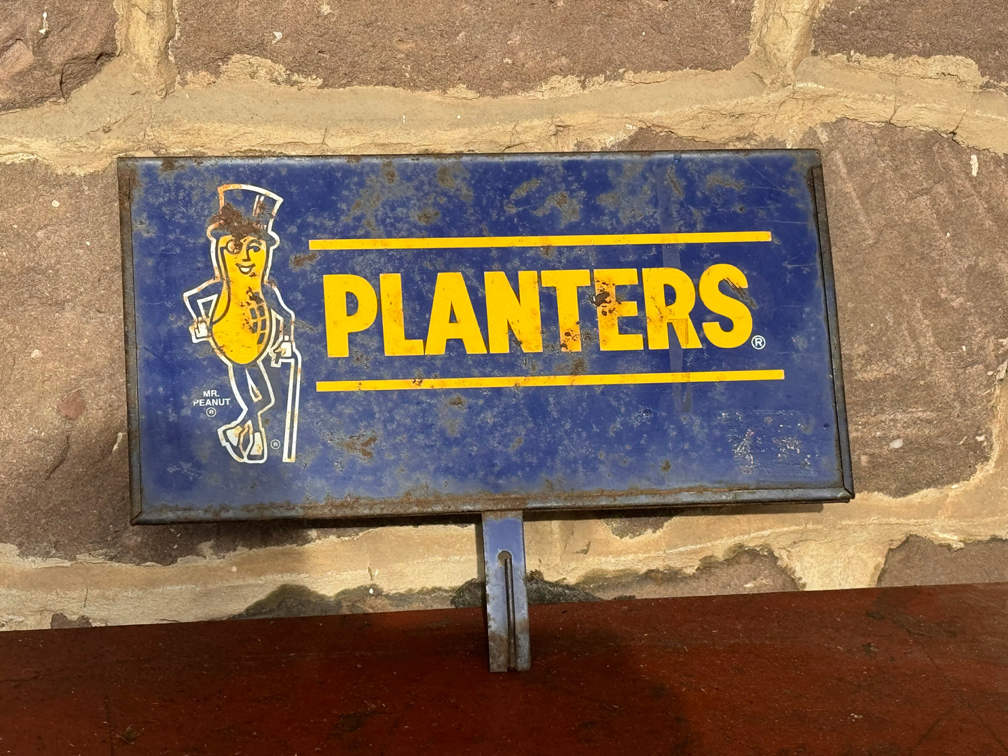 Vintage Planters Peanuts Sign Metal