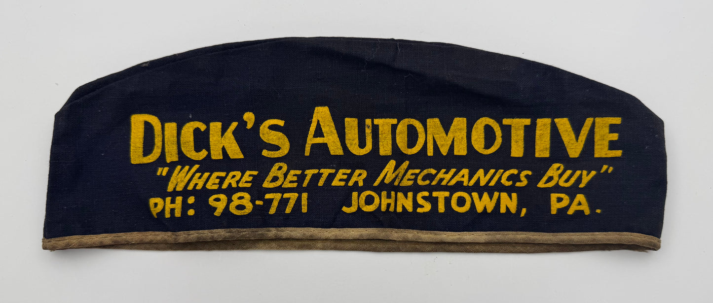 Vintage Gas Station Attendant’s Hat Perfect Circle Piston Rings