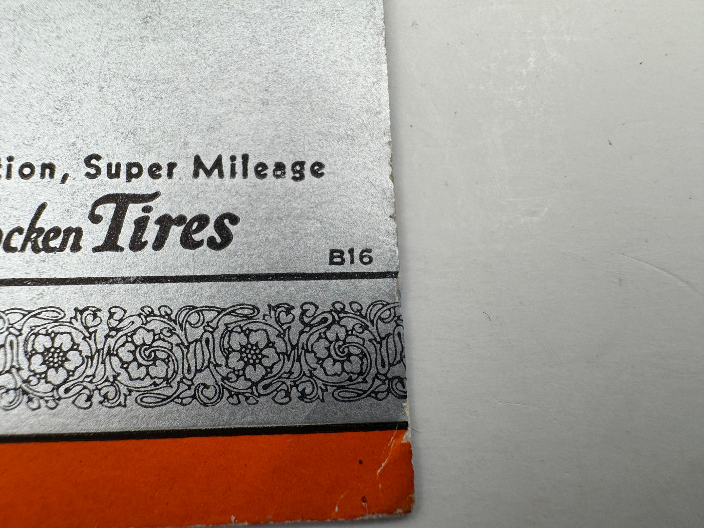 Vintage Lee Tires Ink Blotter Mint