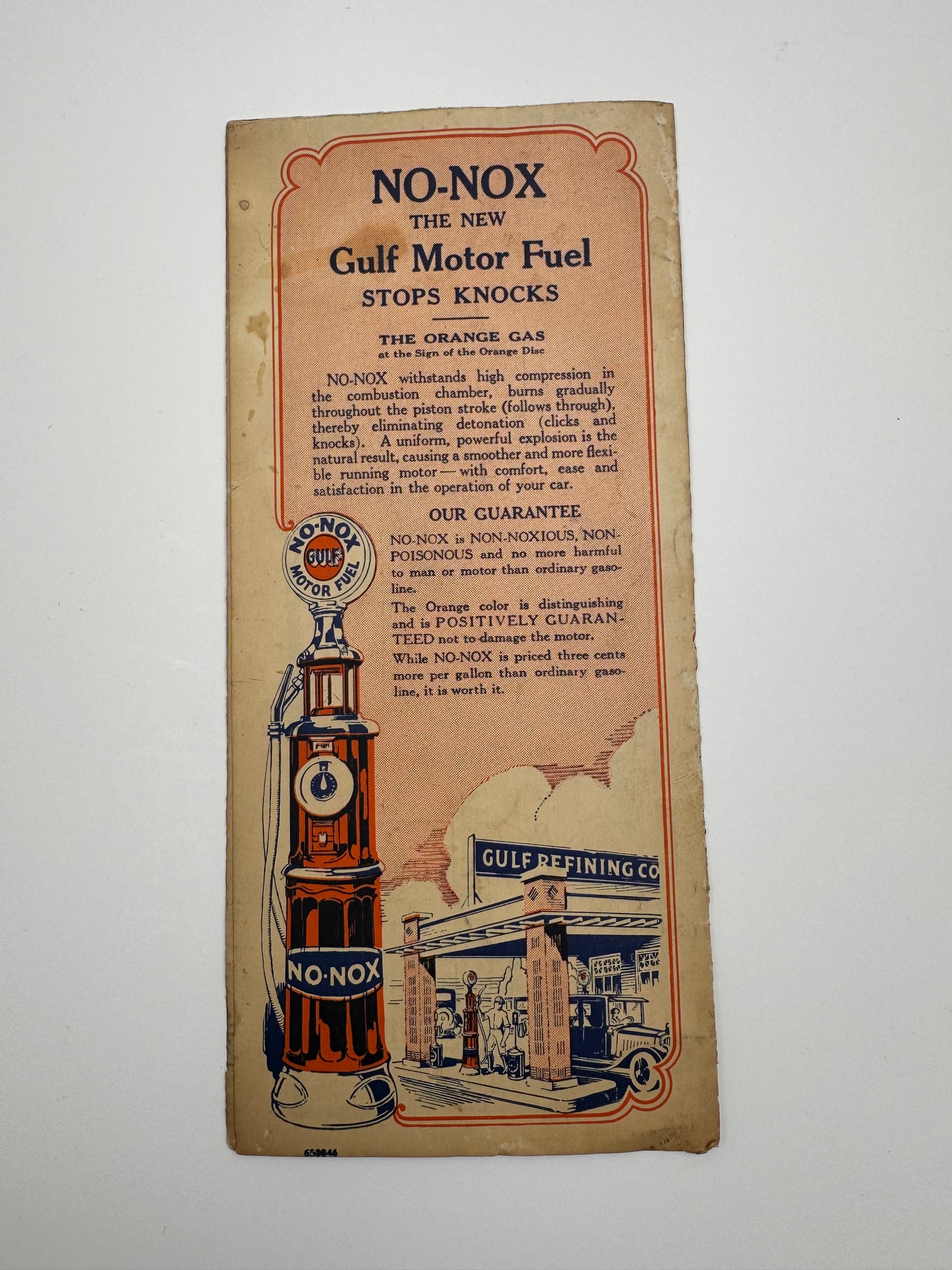 Vintage Gulf Roadmap 1930s