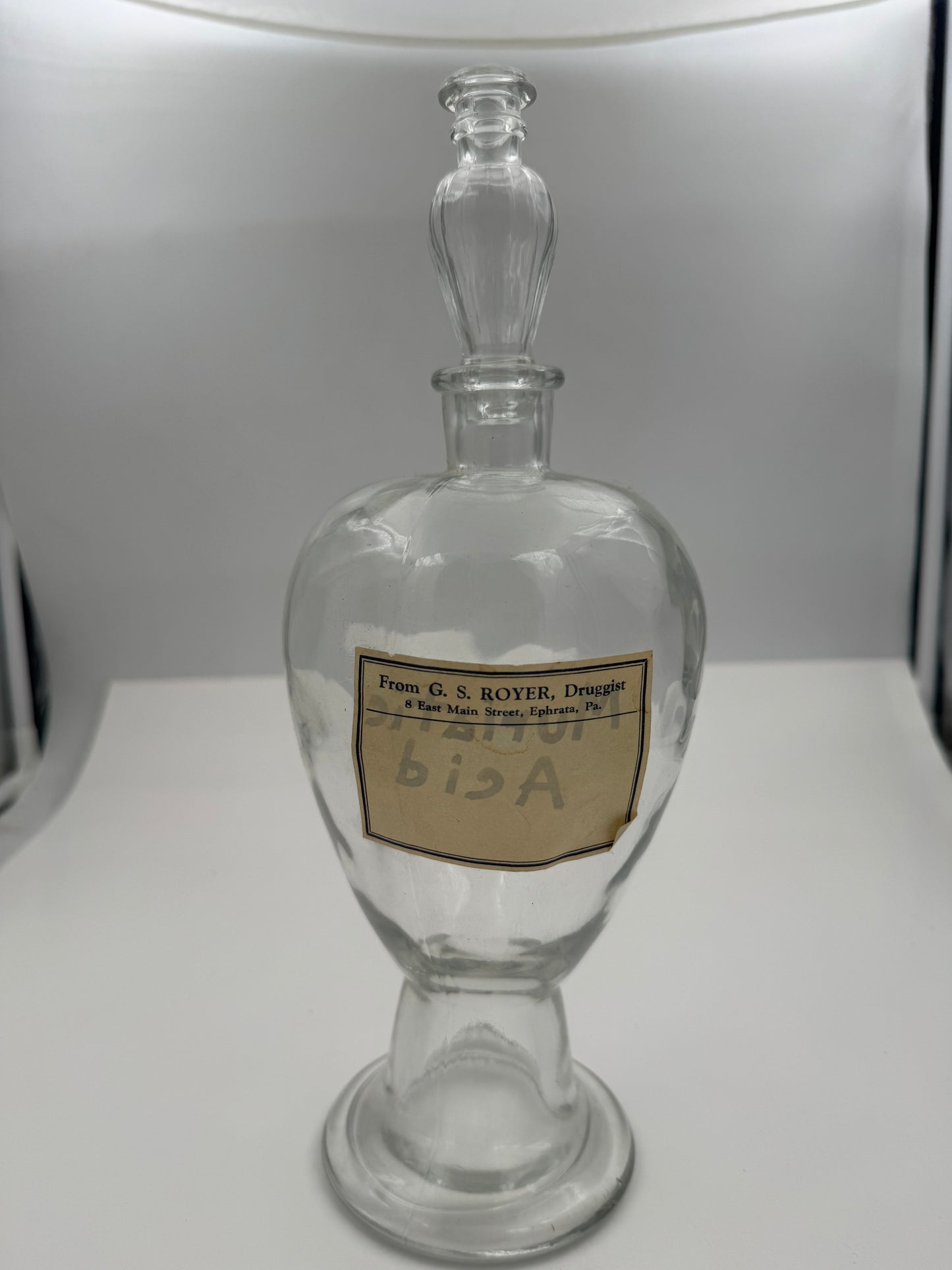Vintage Apothecary Jar Counter Top Country Store