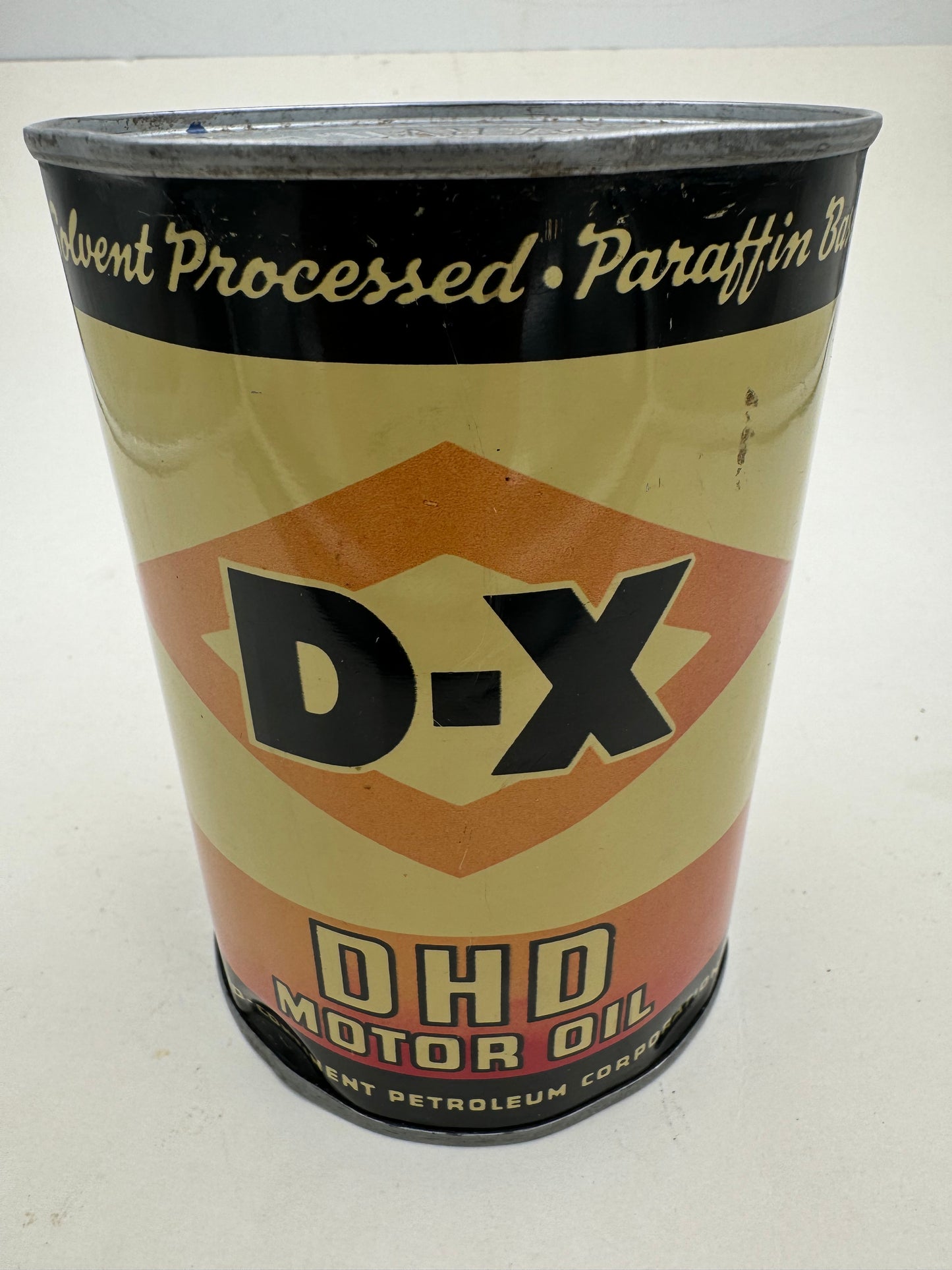 Vintage DX Motor Oil Can 1 Quart