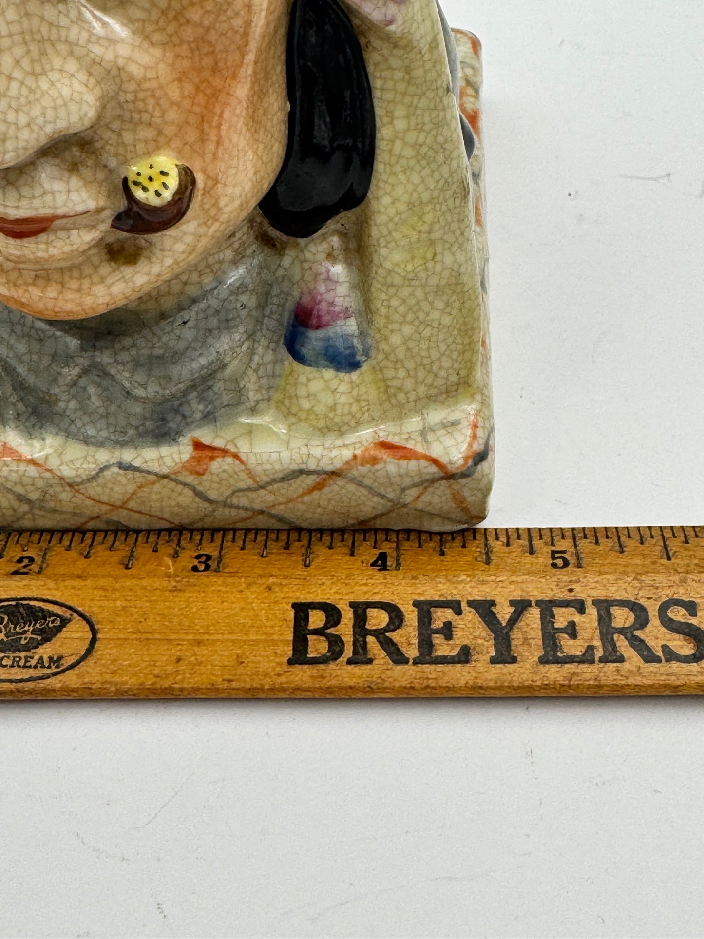 Vintage Tobacco Humidor Majolica Native American