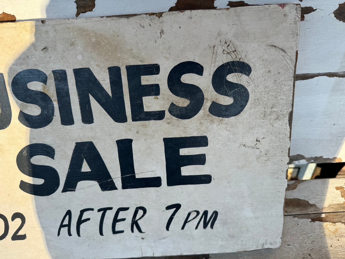 Vintage Wood Sign Business For Sale