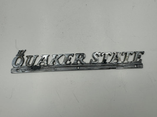 Vintage Quaker State Sign Emblem