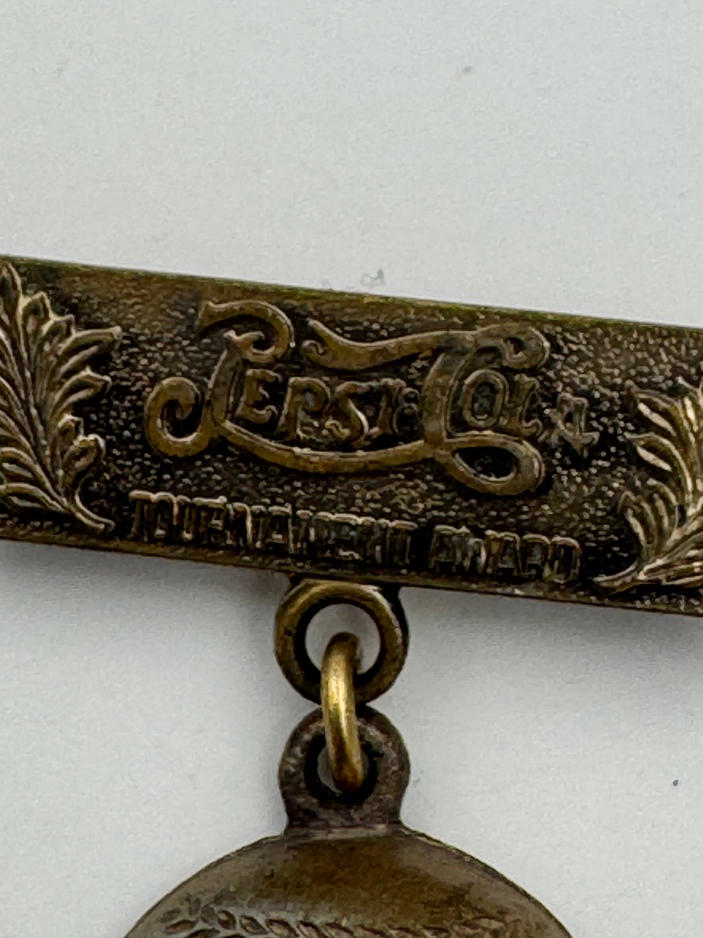 Vintage Pepsi Badge Softball Championship Early Bottler Collectible