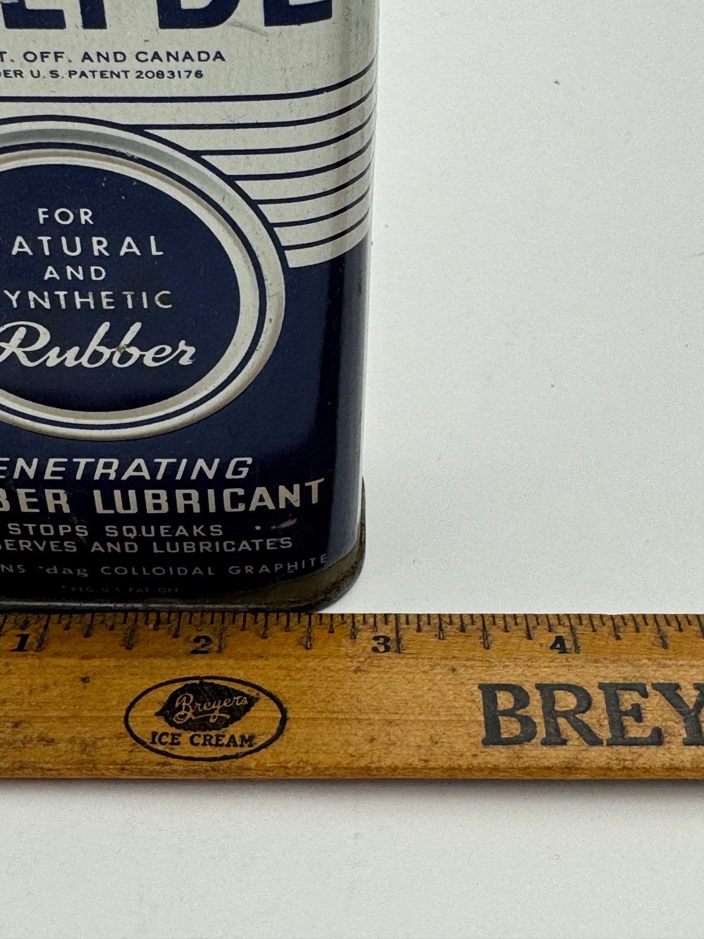 Vintage Oil Can R U Glyde Penetrating Lubricant Empty