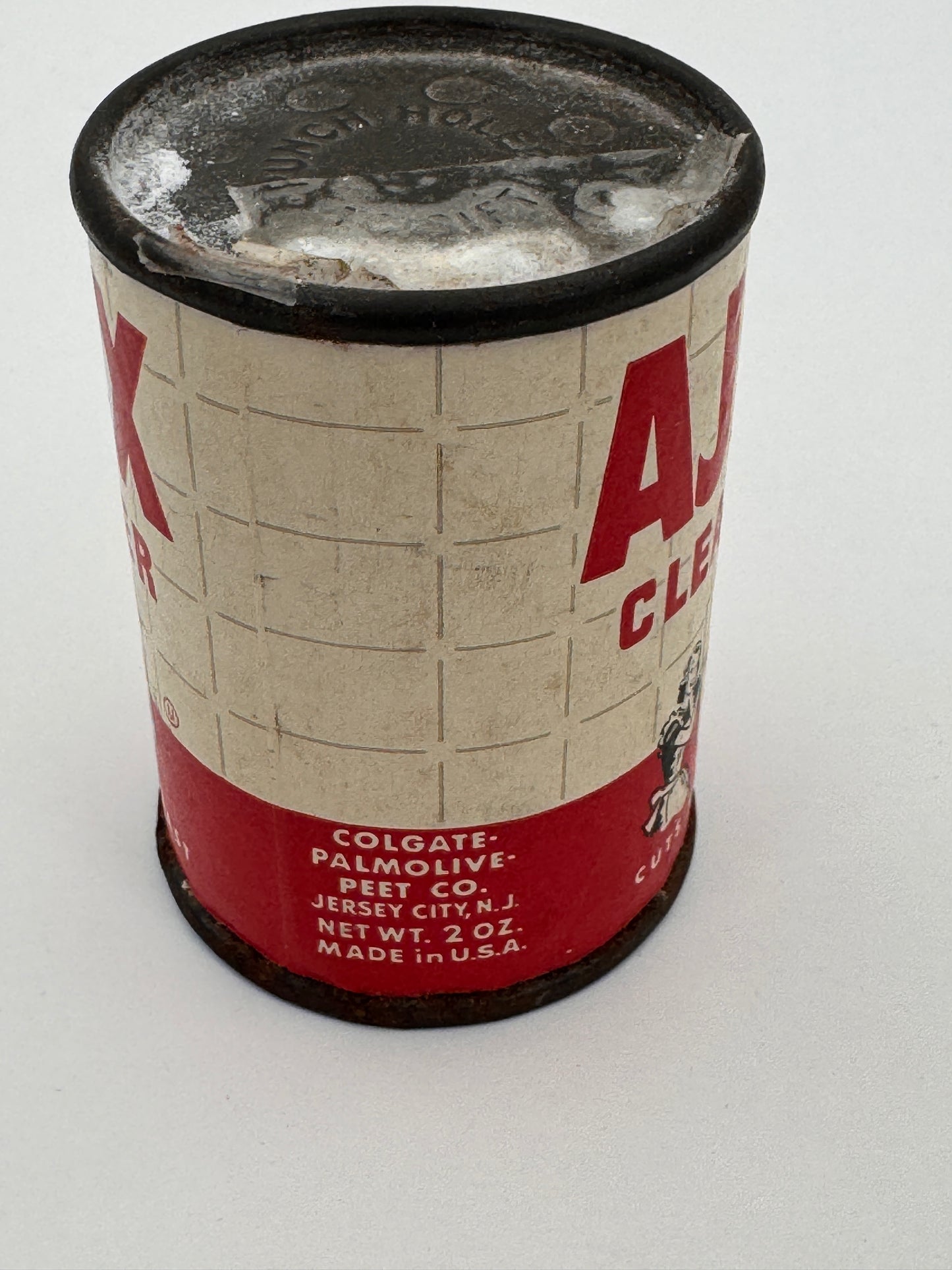 Vintage Ajax Cleaner Can New Old Stock Full Minty Fresh