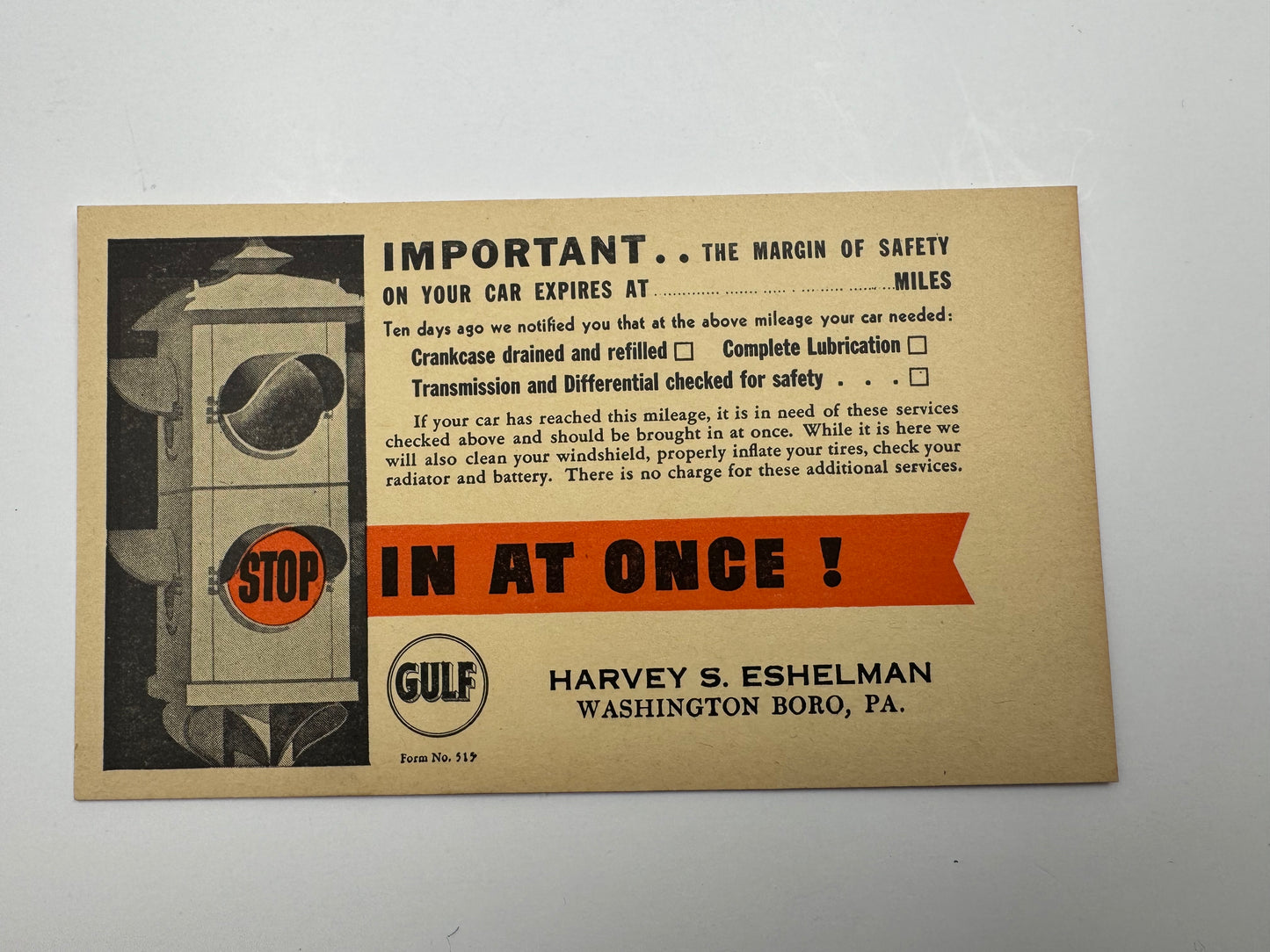 Vintage Gulf Oil Postcards NOS