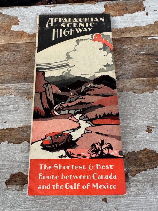 Vintage Road Map 1930 Federal Highway No 1 ME to FL.