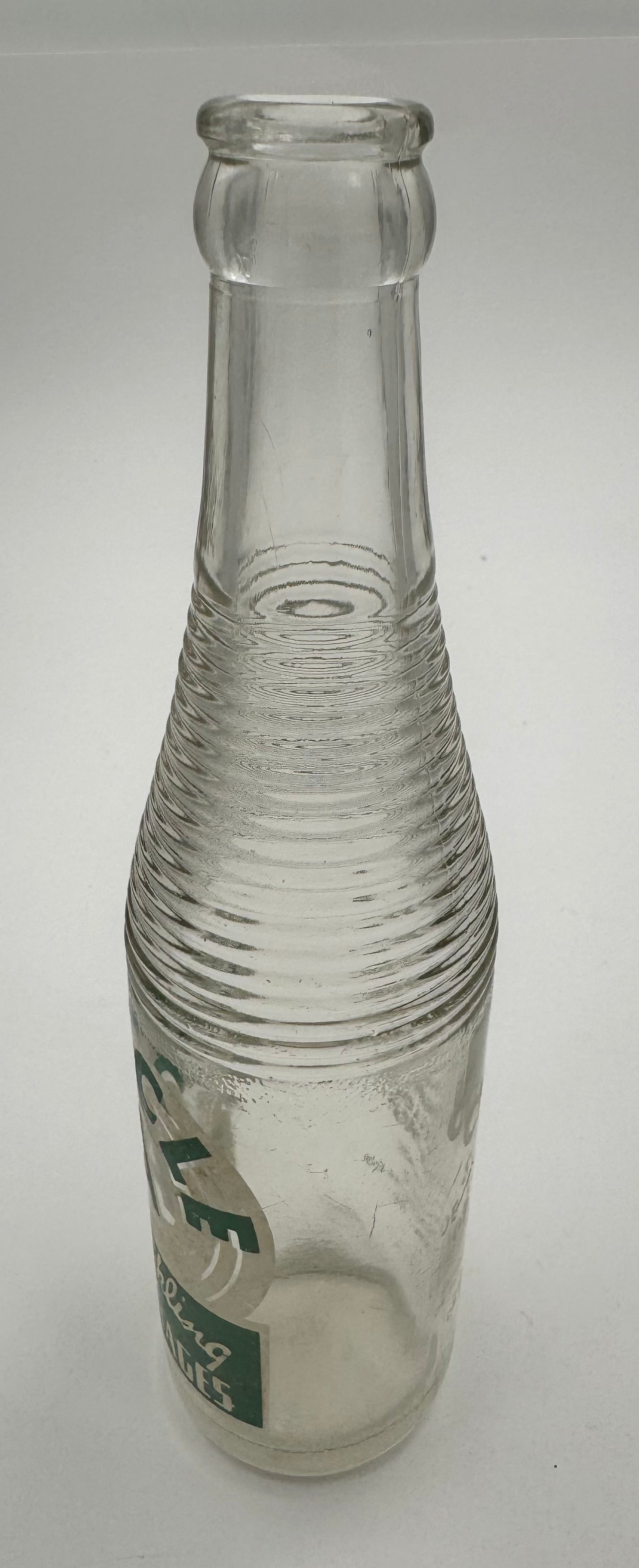 Vintage ACL Circle A Soda Bottle 9 Ounce