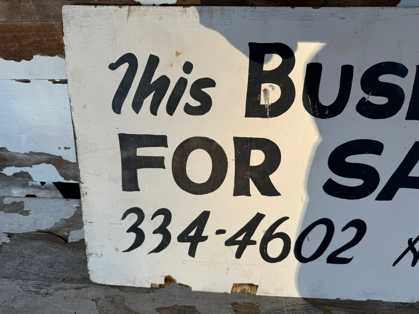 Vintage Wood Sign Business For Sale