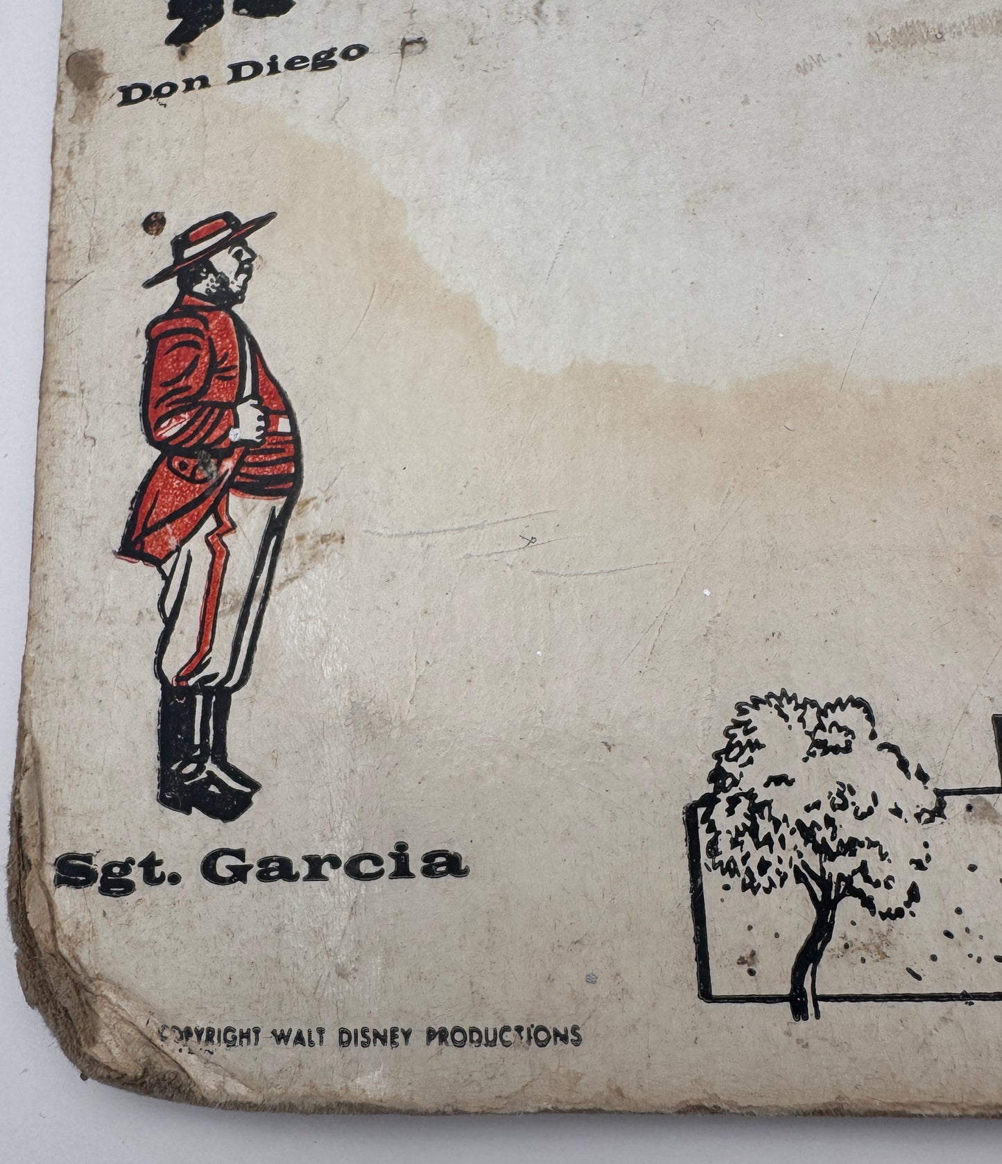 Vintage Zorro Erasable Slate