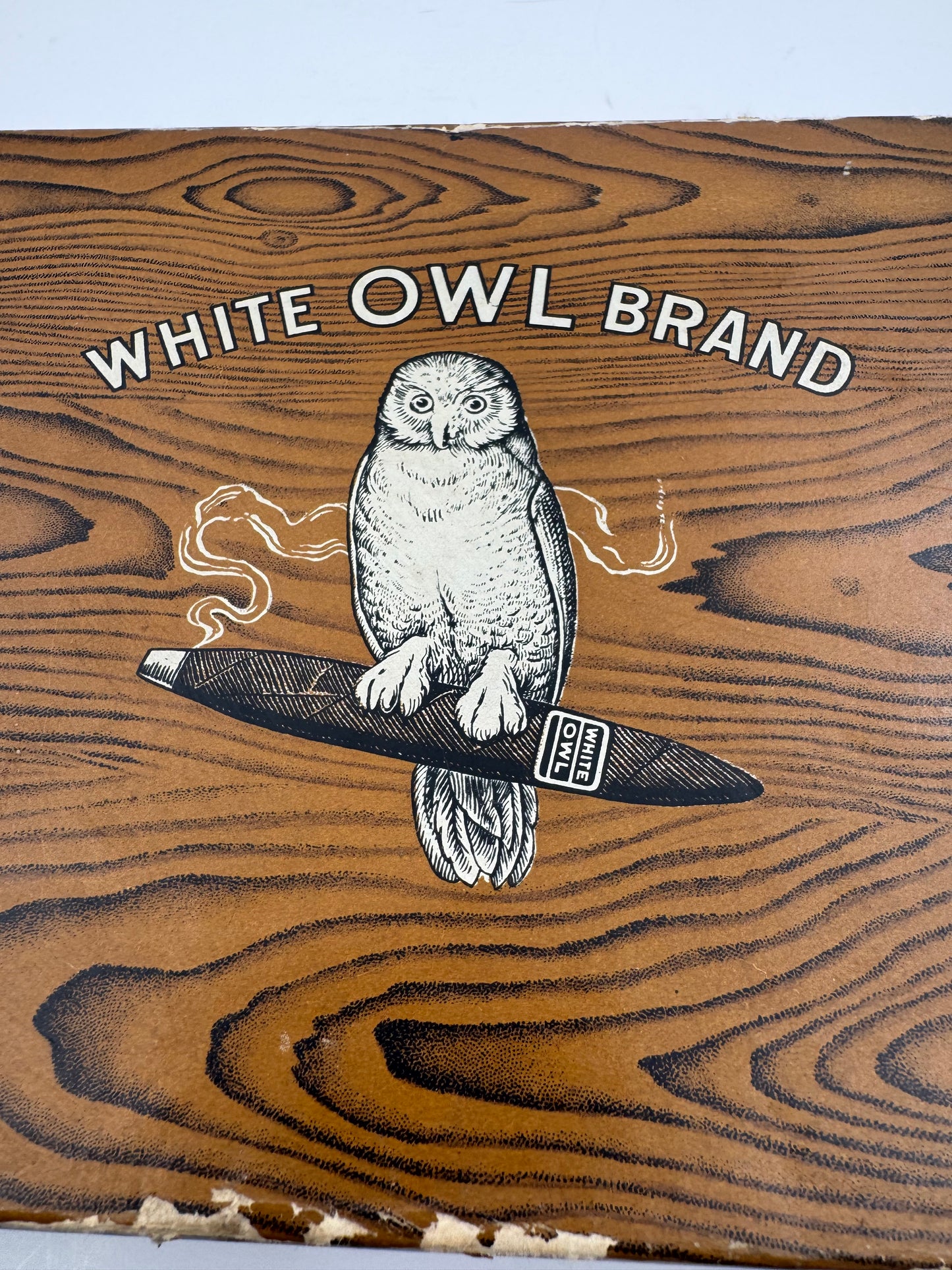 Vintage White Owl Cigars Box Empty