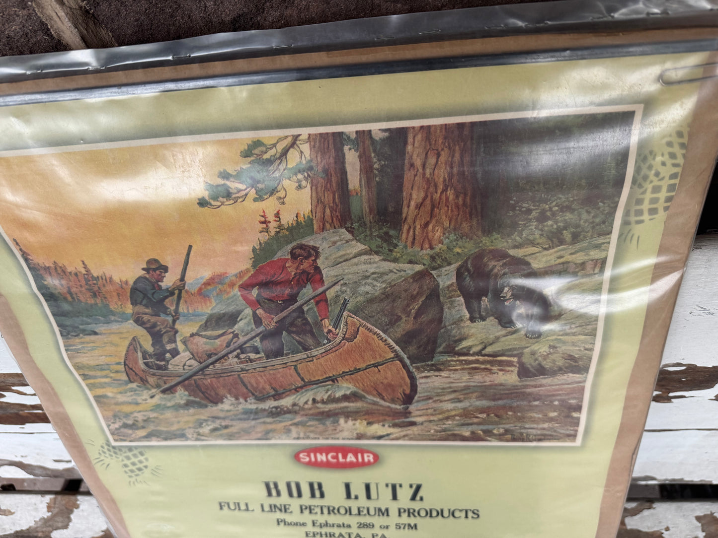 Vintage Sinclair Oil Co Calendar 1946 Intact