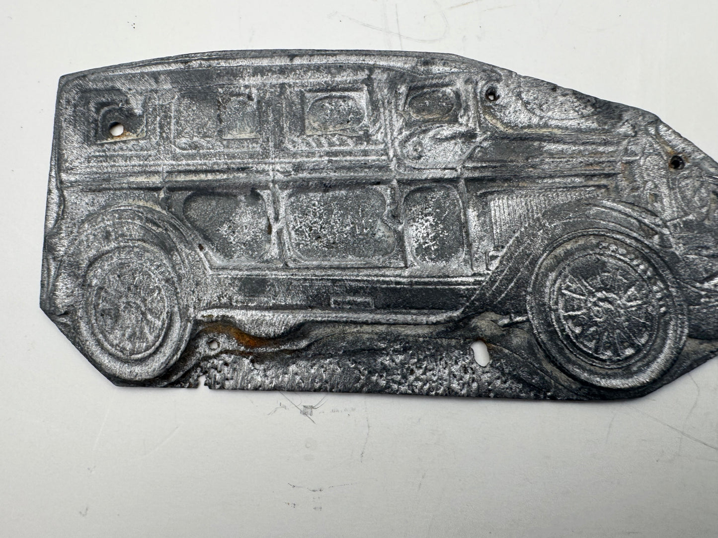 Vintage Automotive Print Block Right Face Small