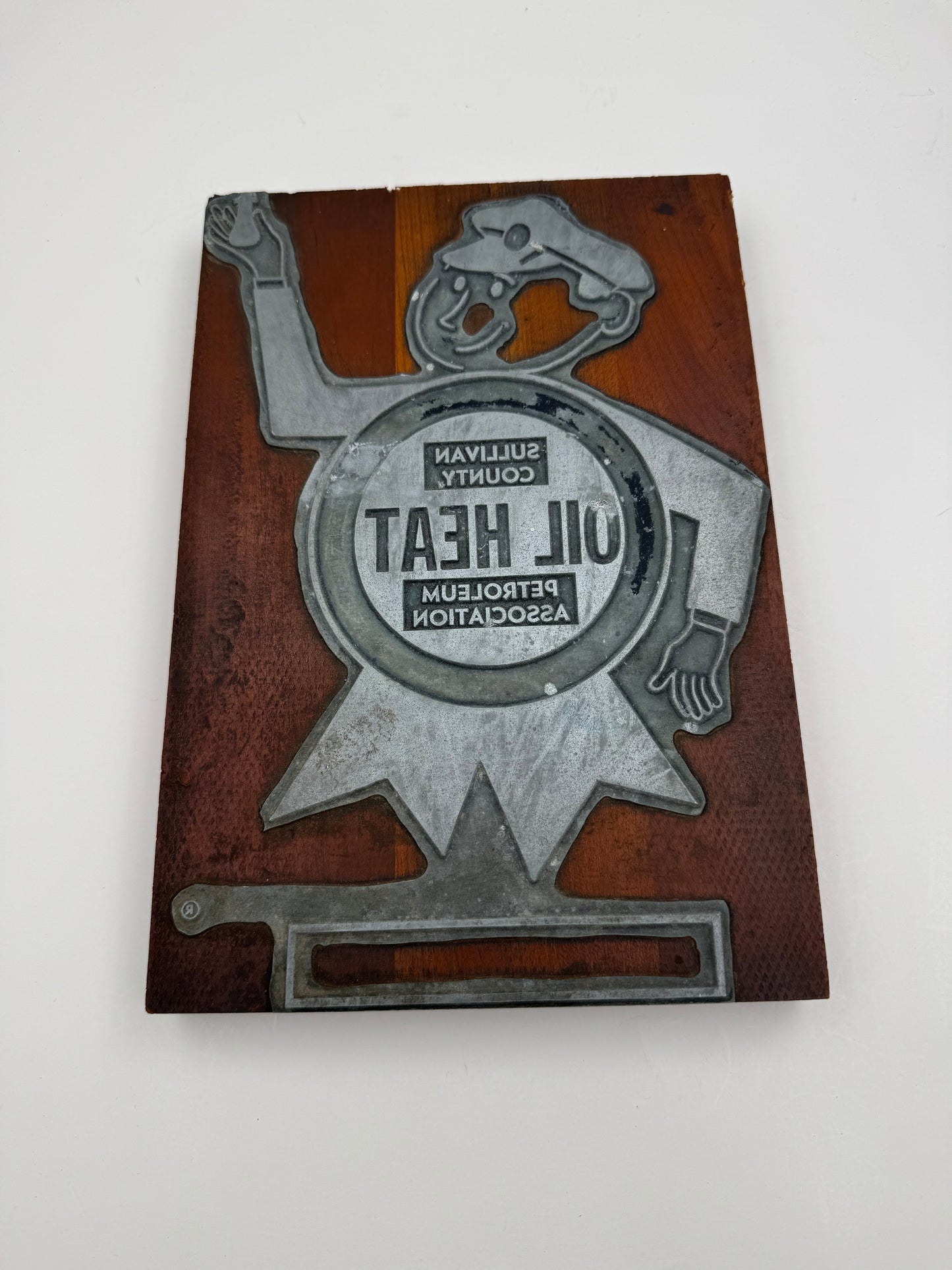 Vintage Oil Heat Printers Block Large