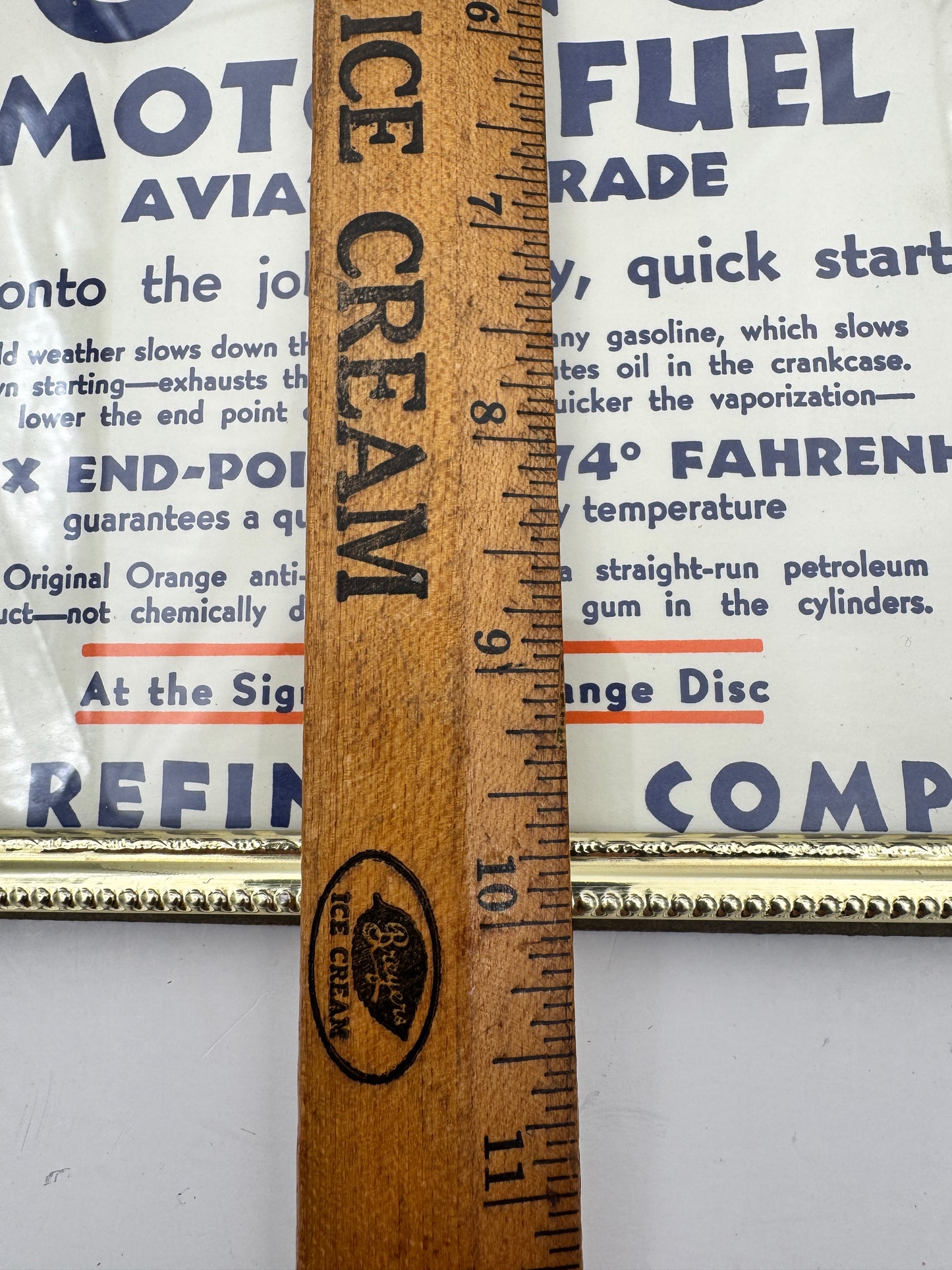 Vintage Gulf Oil Co Ad Aviation Grade Motor Fuel