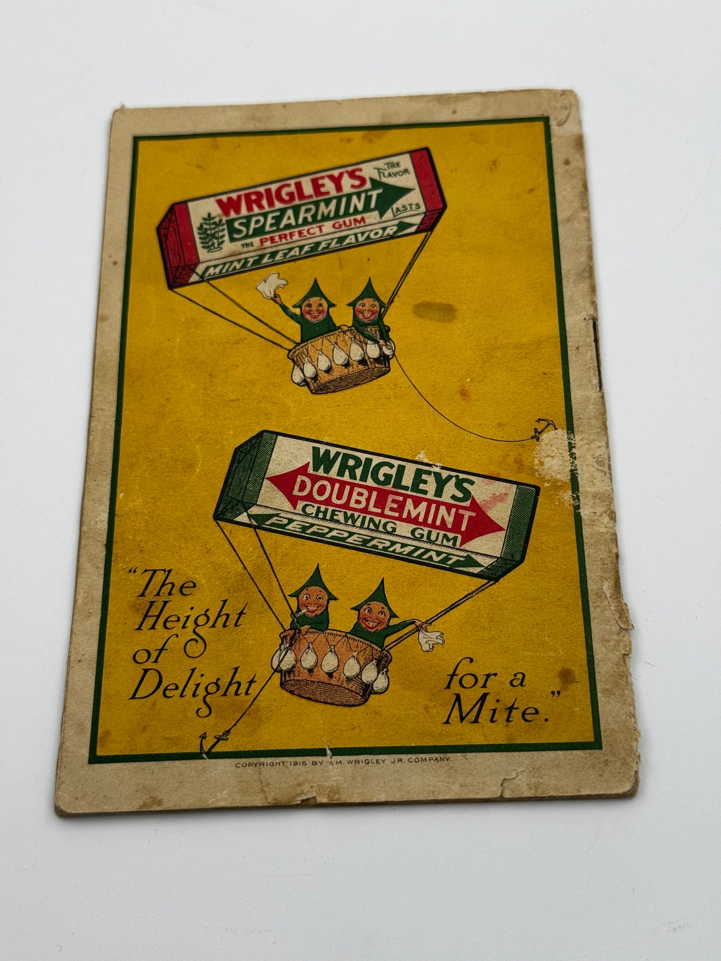 Vintage Wrigleys Spearmen Booklet 1915