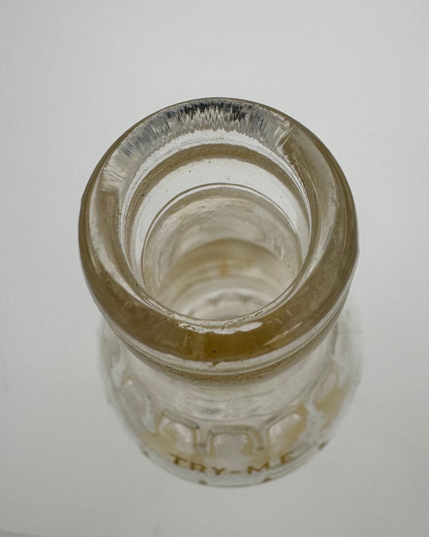 Vintage ACL Try Me 12 Ounce Bottle Minty Fresh