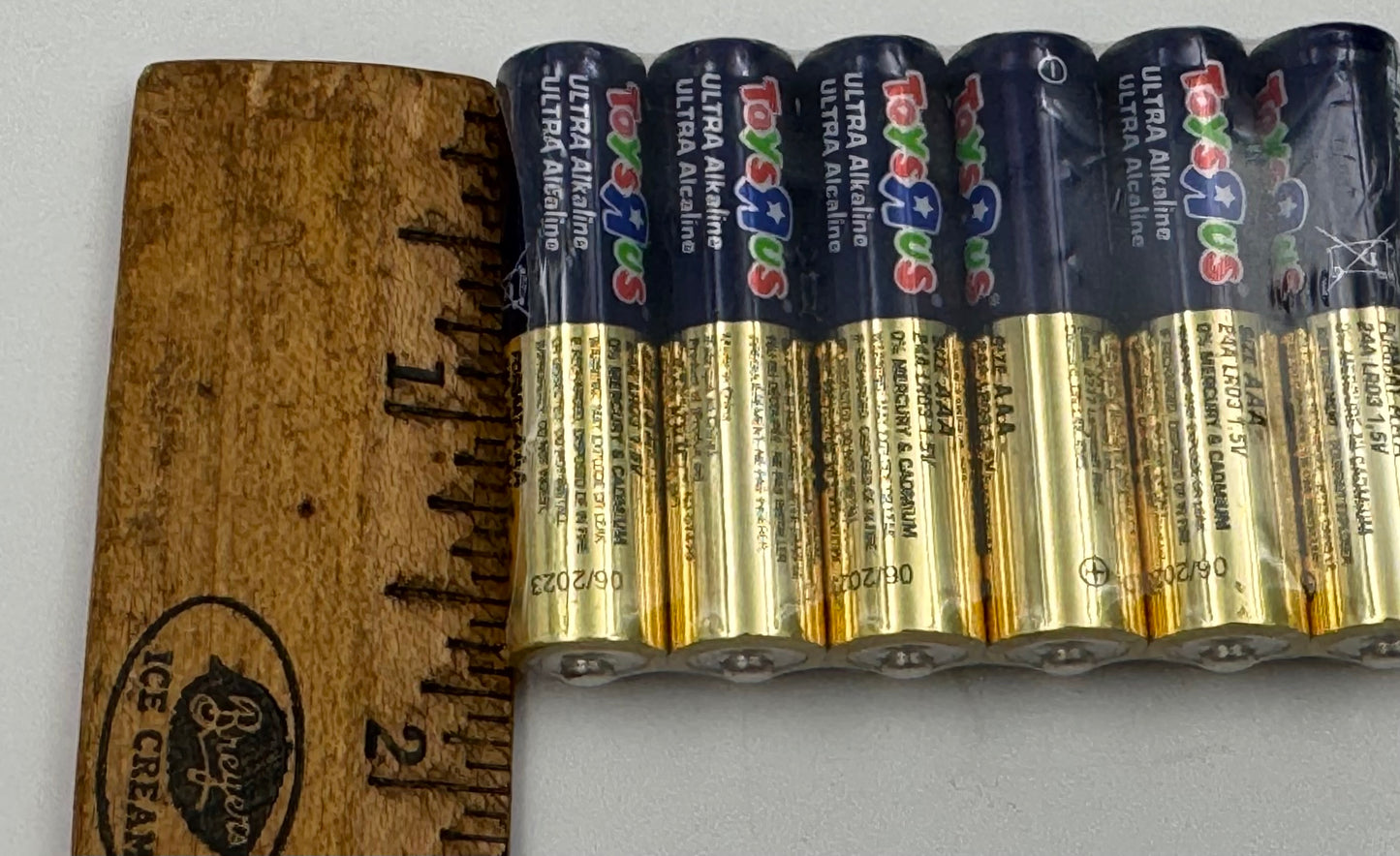 Vintage Toys R US Batteries NOS Triple A