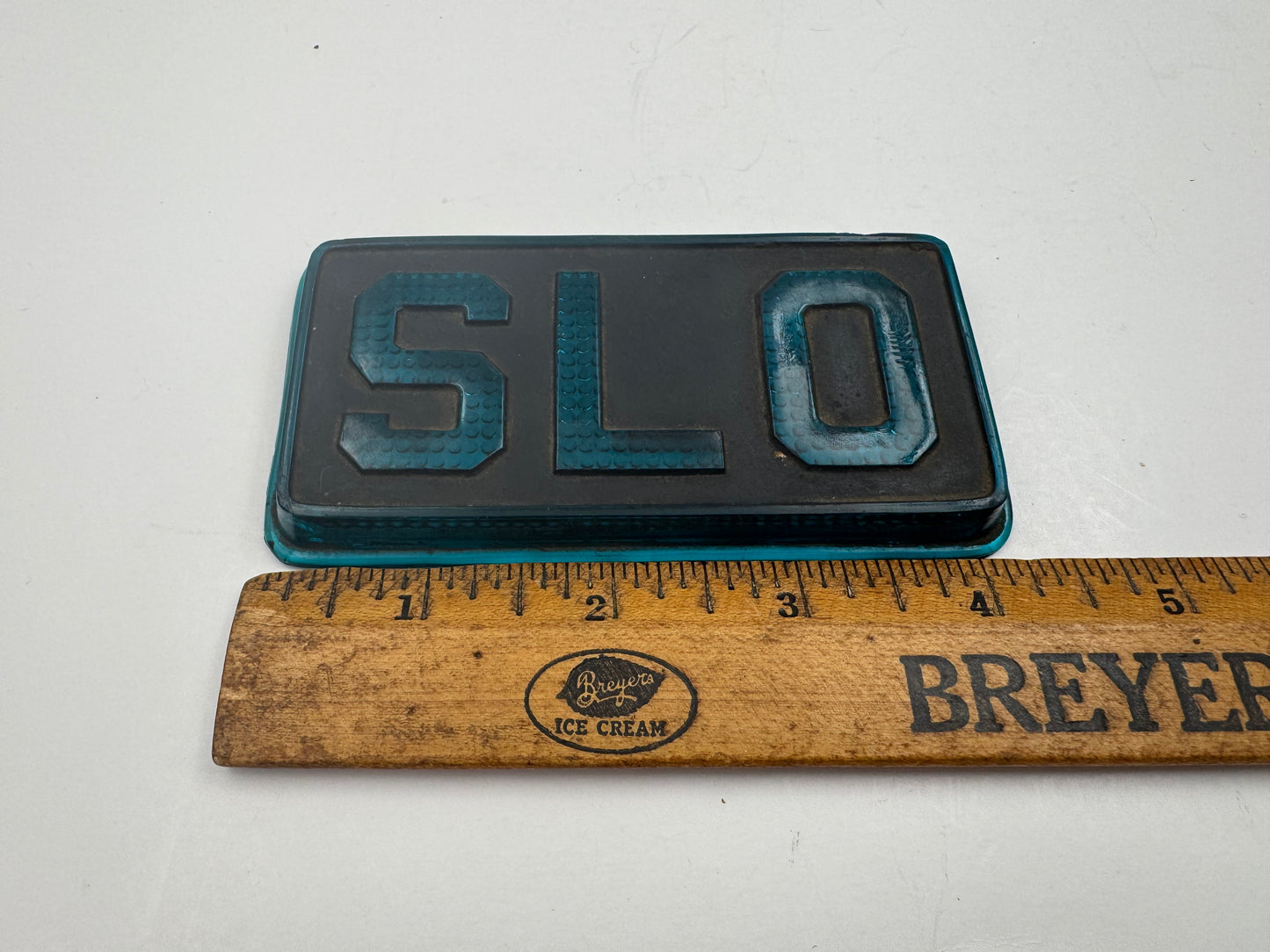 Vintage Glass Brake Light Cover SLO