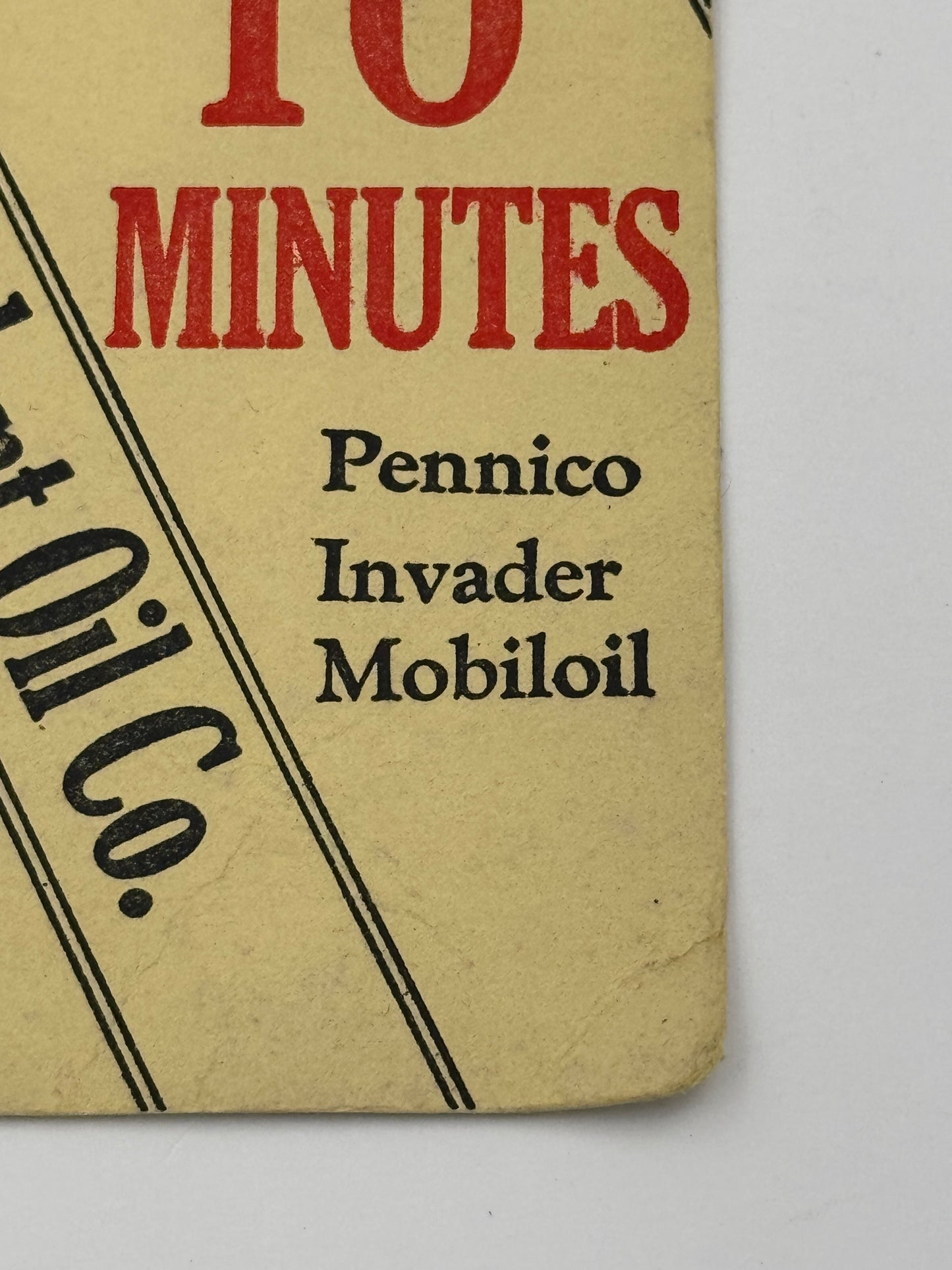 Vintage Pennico Oil Co. Blotter RARE