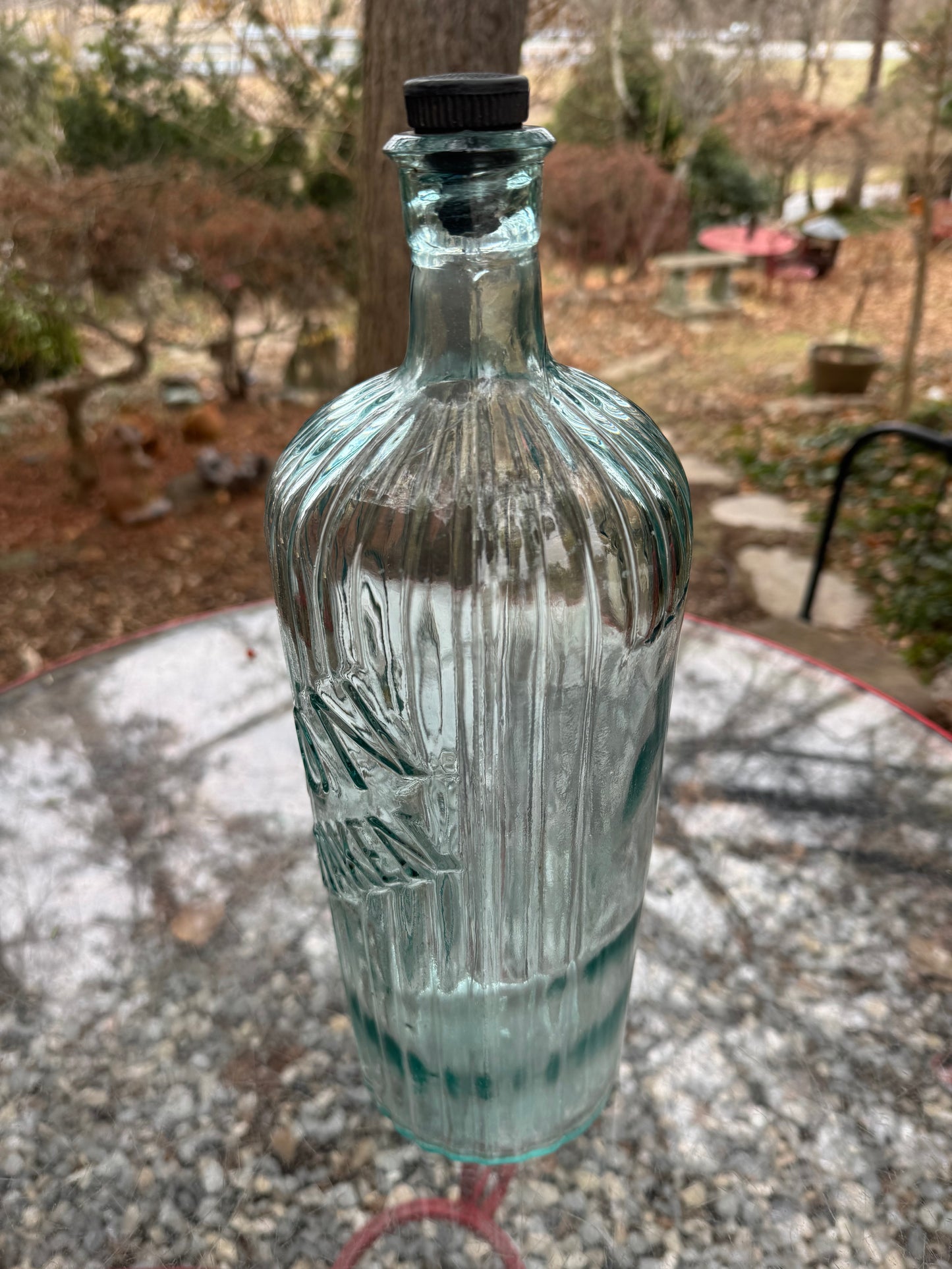 Vintage Poison Bottle 14” Screw Top