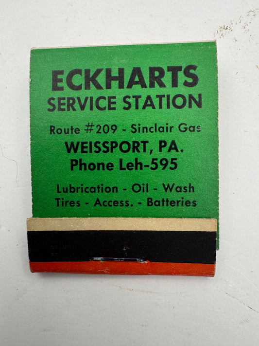 Vintage Matchbook Sinclair Power X NOS