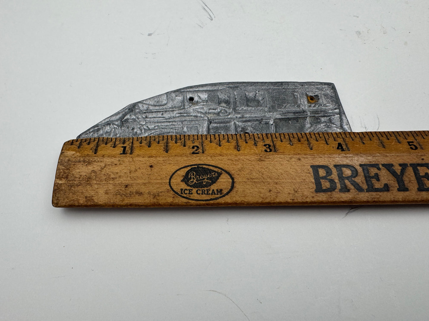 Vintage Automotive Print Block Left Face Small