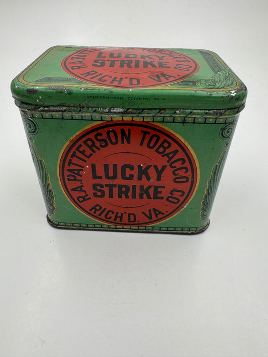 Vintage Lucky Strike Tobacco Tin 1 Pound