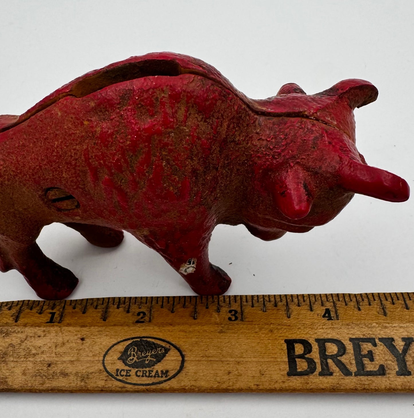 Vintage Buffalo Gas Bank Cast Iron