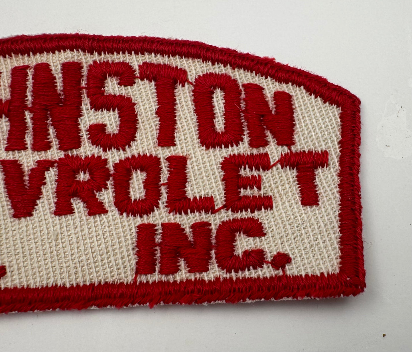 Vintage Johnston Chevrolet Co Inc Patch