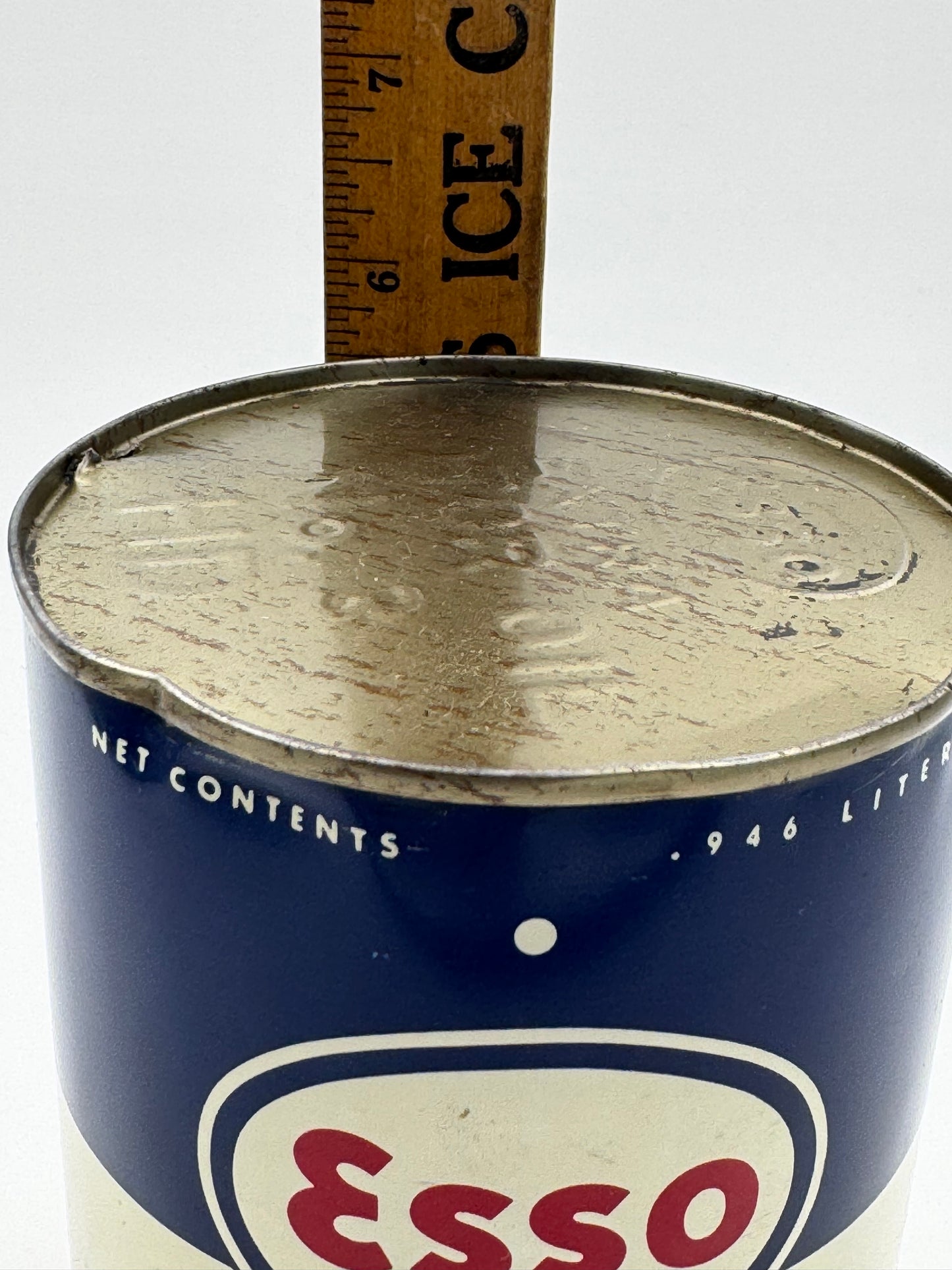 Vintage Esso Oil Can No 3 Empty Clean