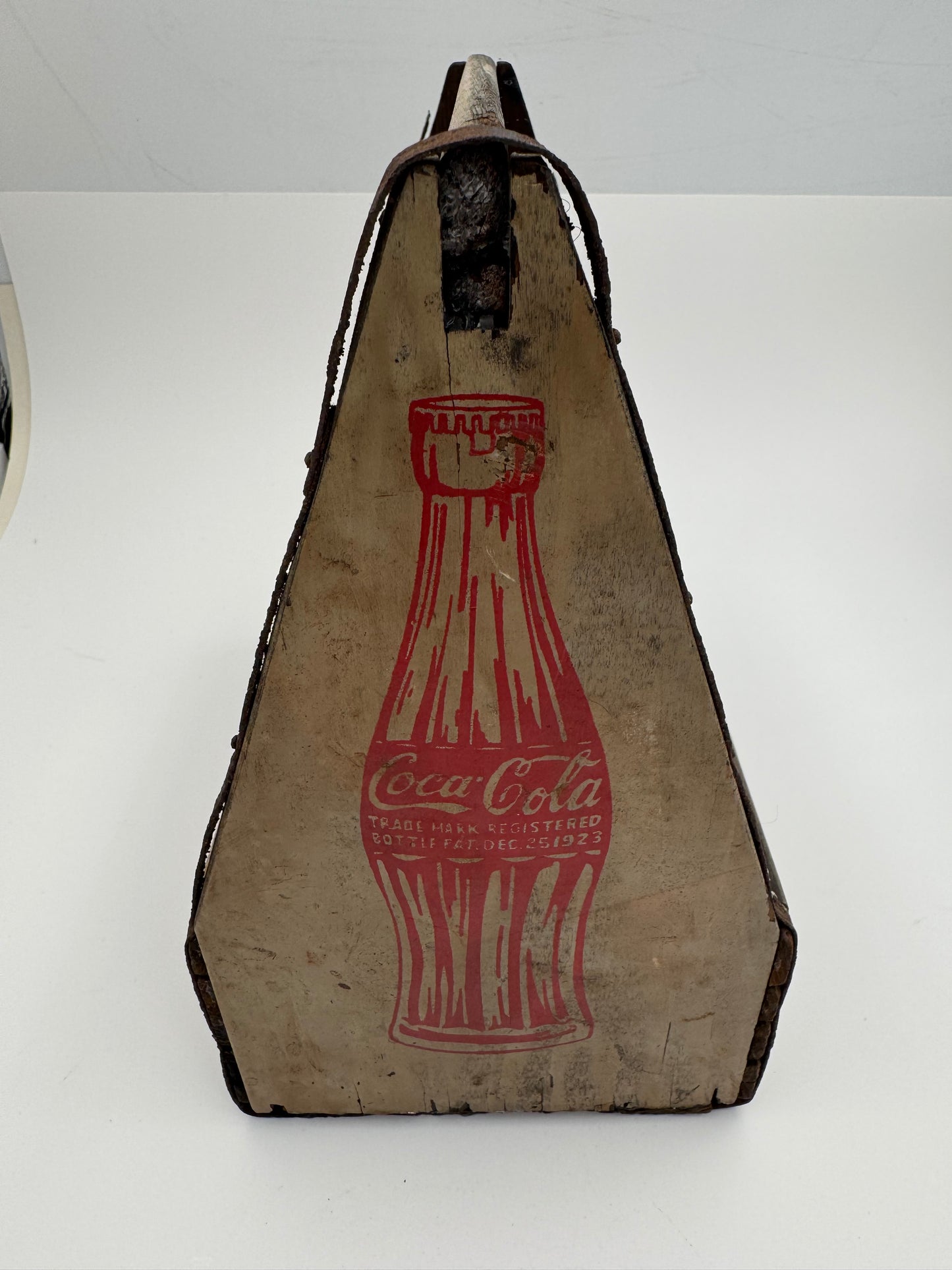 Vintage Coca Cola Bottle Carrier Wood 1940