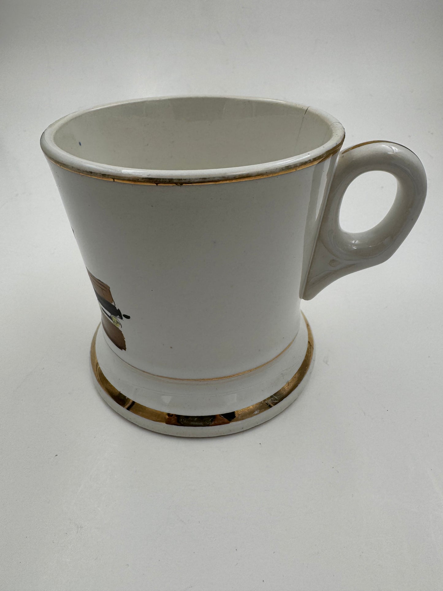 Vintage Shaving Mug Old 99 Steam Train Graphic