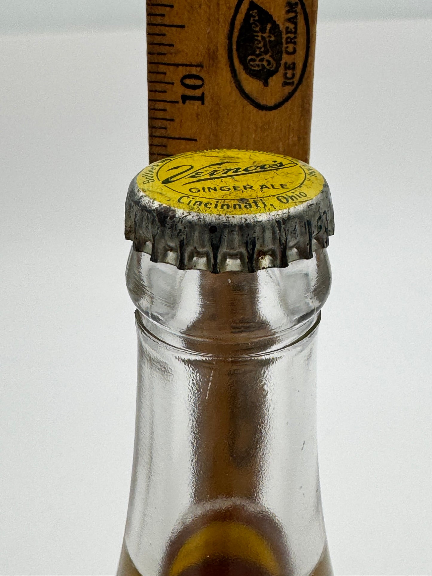 Vintage Vernors Soda Bottle Full