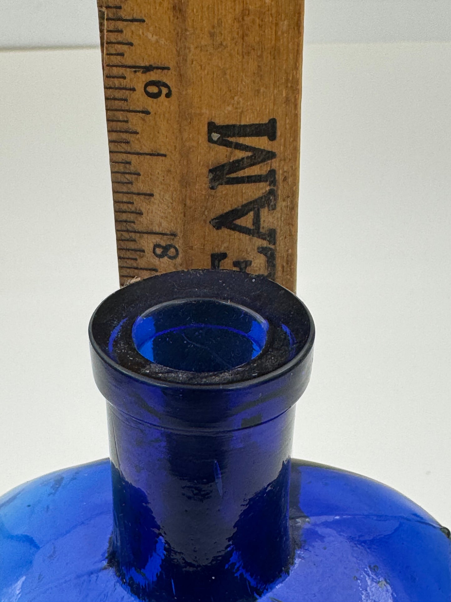 Vintage Poison Bottle Cobalt Blue 16 Ounce RARE