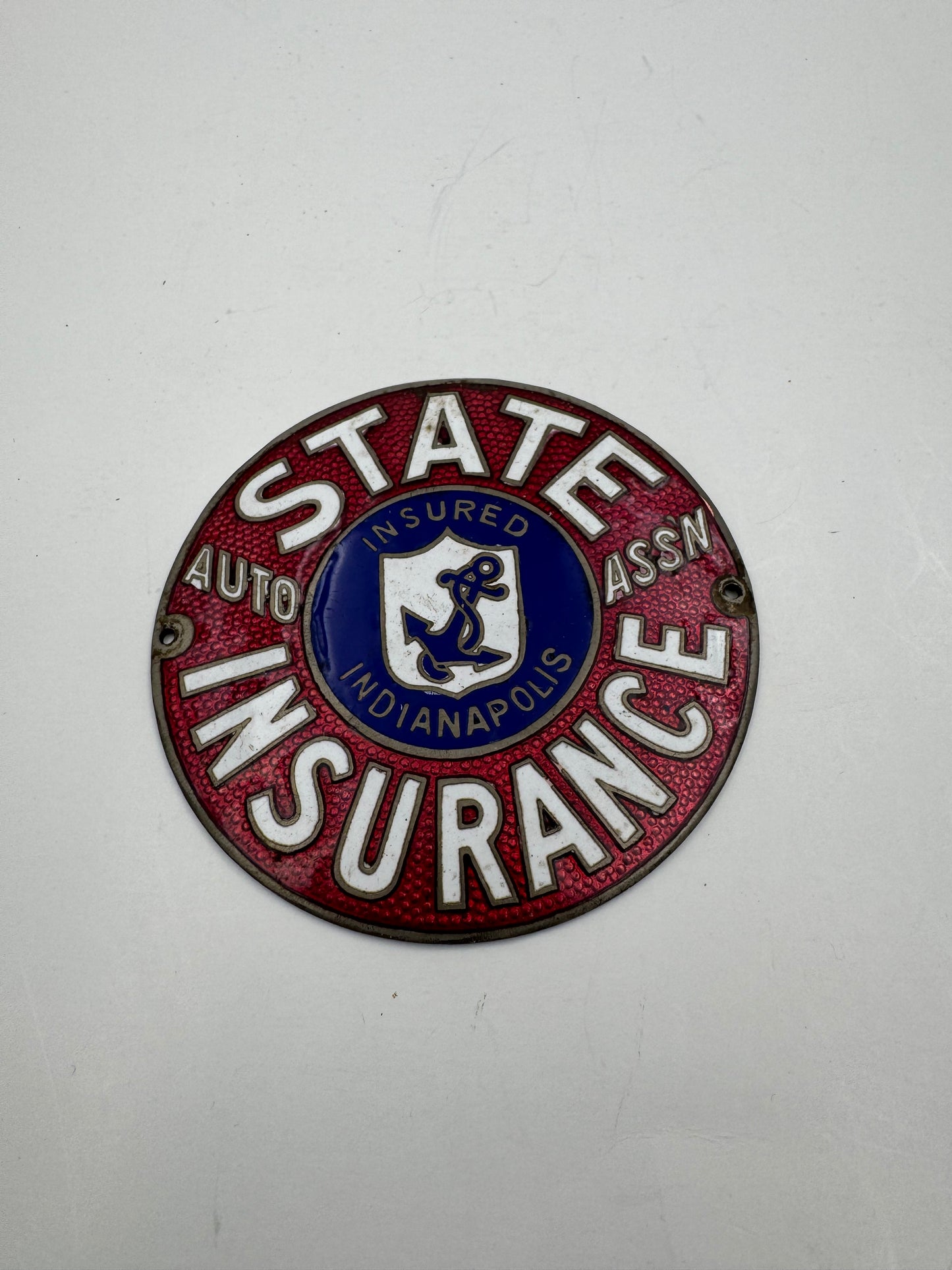 Vintage Indianapolis Indiana Insurance Badge