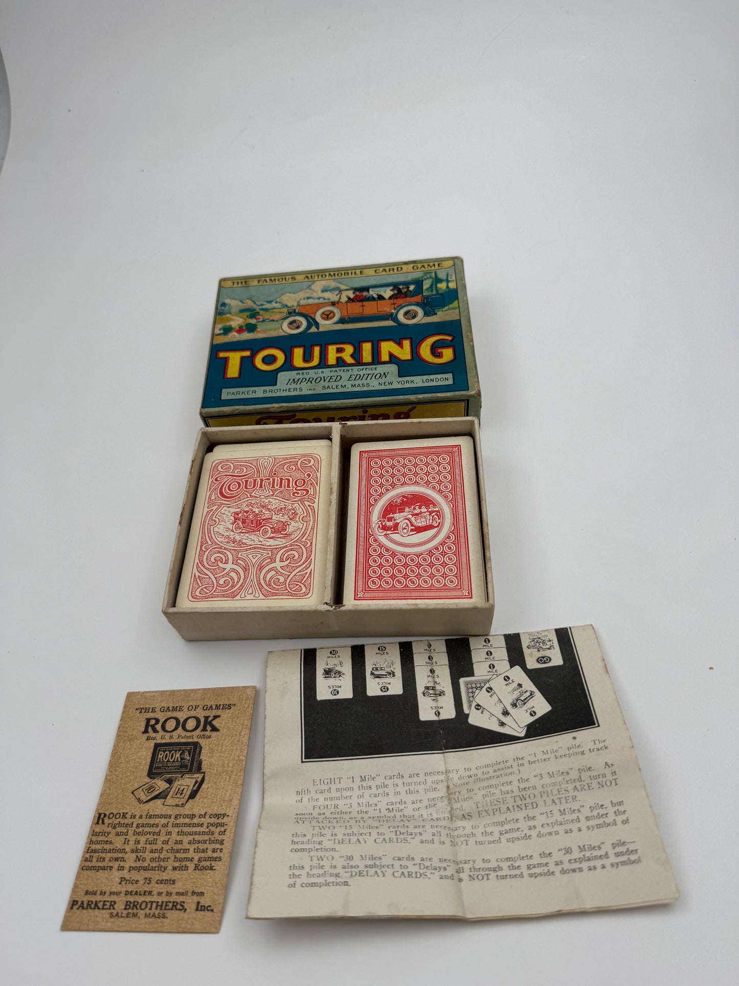 Vintage Touring Automobile Card Game Complete