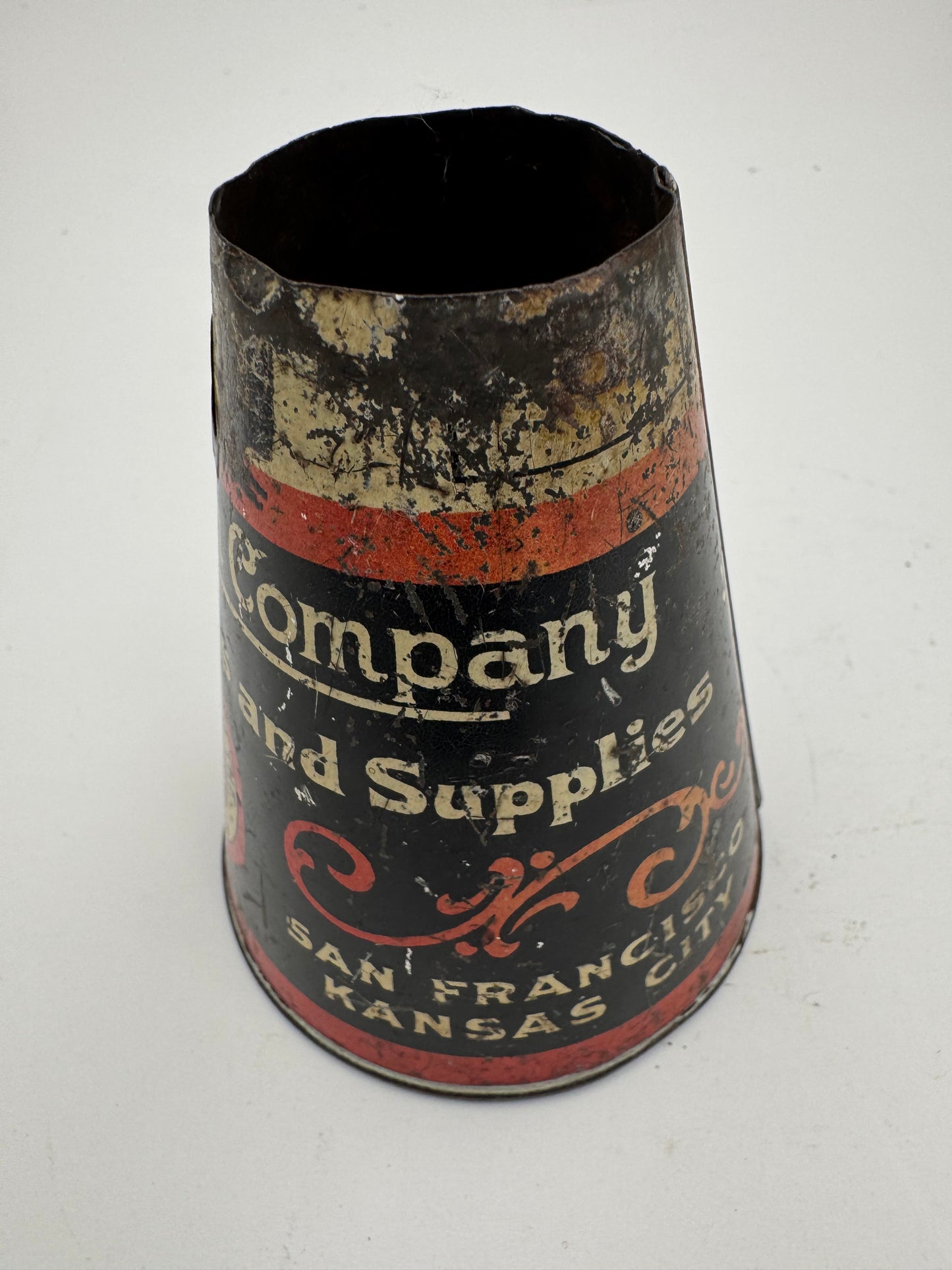Vintage Tin Cone Can Carpet Tacks?