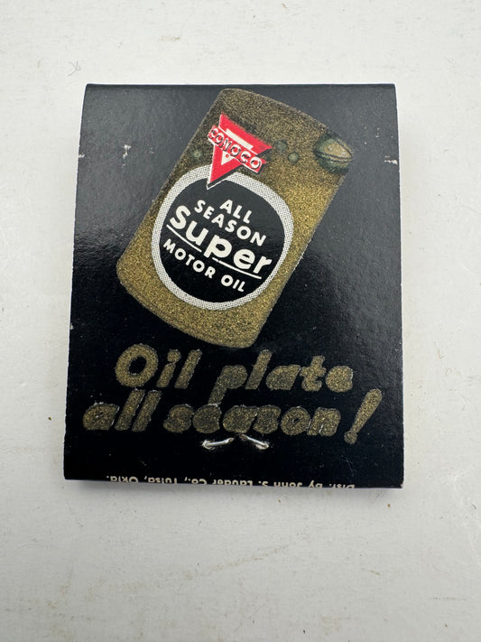 Vintage Conoco Matchbook Never Struck 1930s NOS