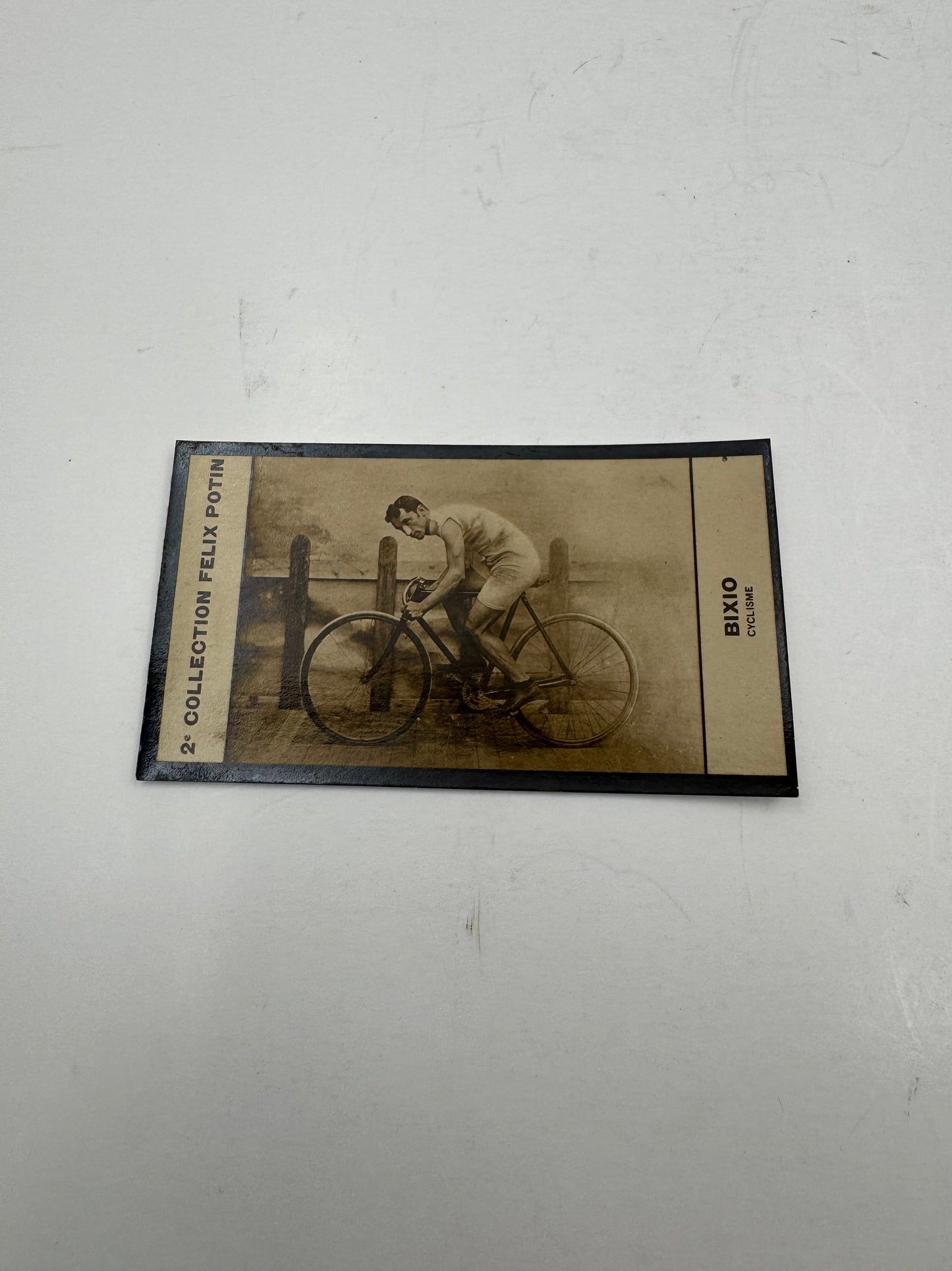 Vintage Bicycle Photo Black and White Early