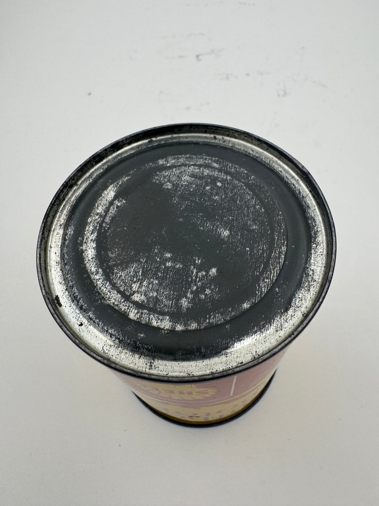 Vintage Shell Oil Can Outboard 8 Ounce Full