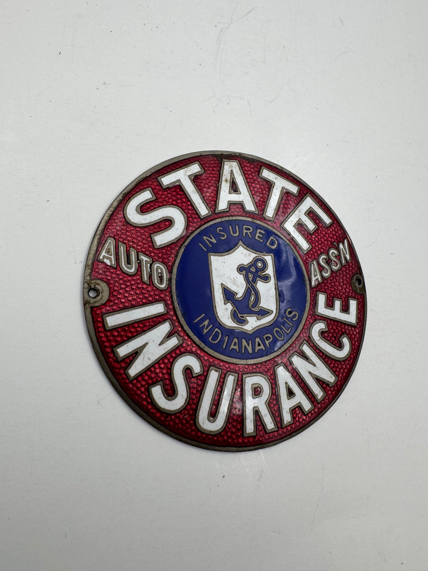Vintage Indianapolis Indiana Insurance Badge