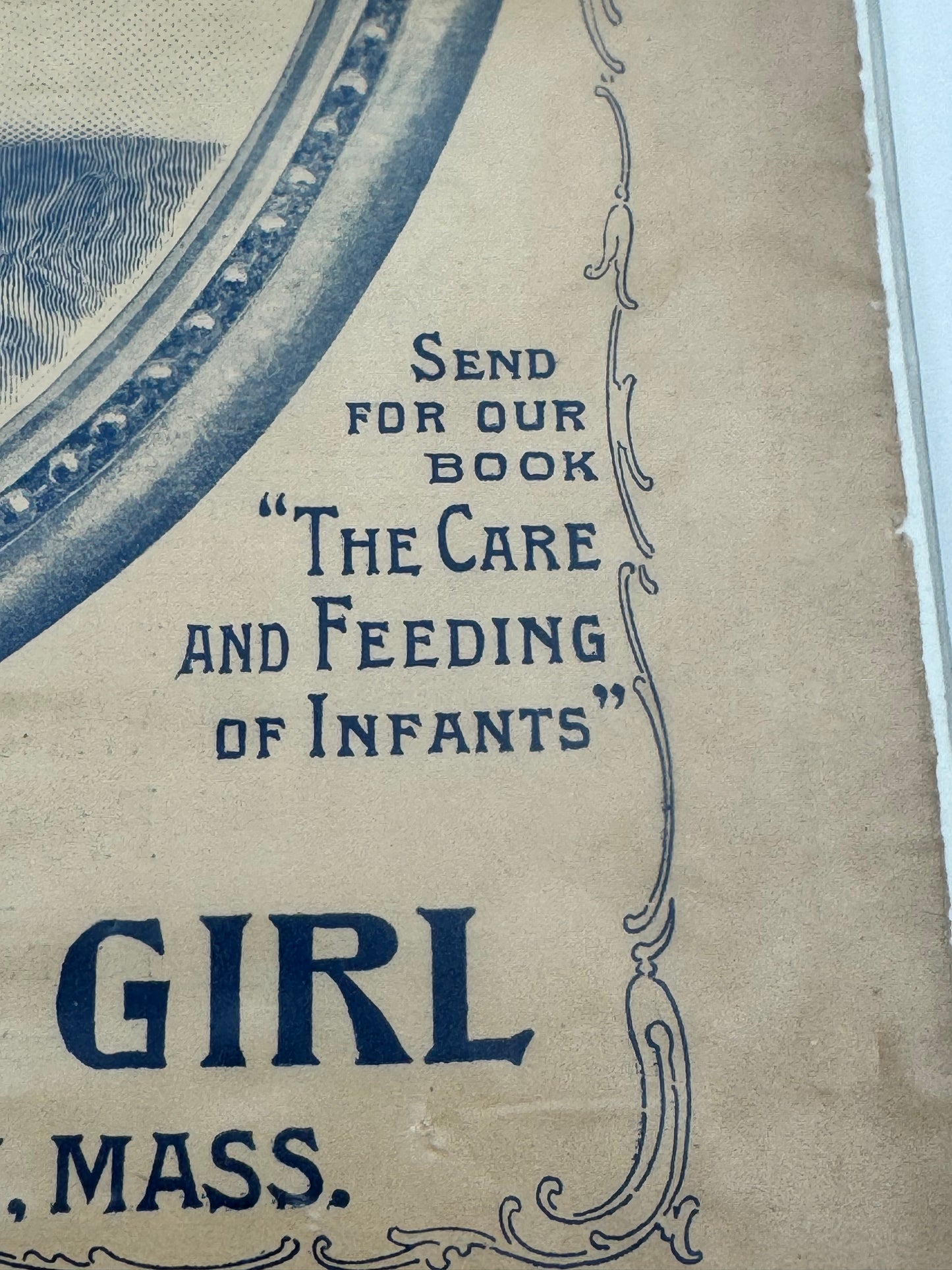 Vintage Food Ad Mellin’s RARE 1896